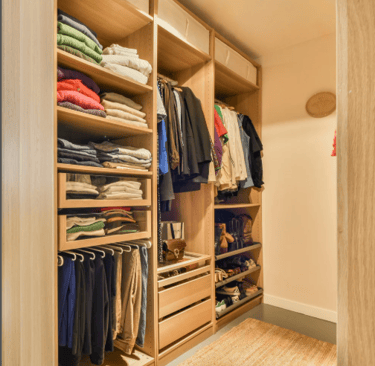 organized closet system designed to support daily routines with ease