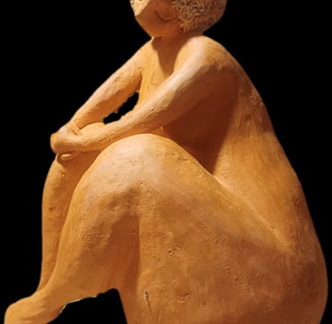 Sculpture, féminin, art, Maëlia