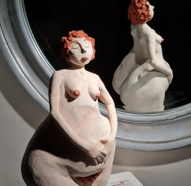 Céramique art déesse