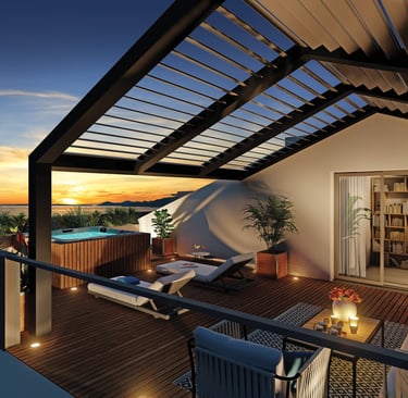 Vente appartement T3 - vue mer - dernier etage