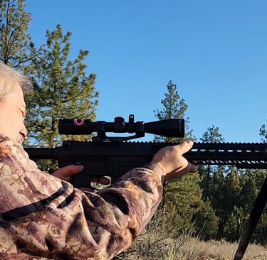 Image link of Hunter hunting with a Left handed Stag 10