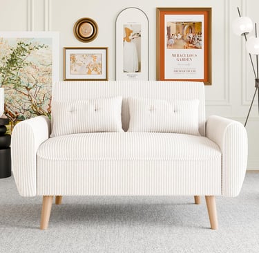 Small 3-seater soft sofa