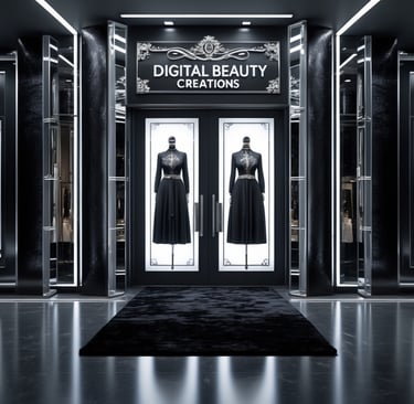 Digital Store Front for Digital Beauty Creations