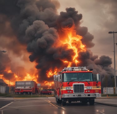 Installation of fire alarm system wiring inside a modern office space.