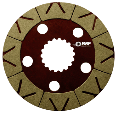 Power Trac 6.5 inch 18 spline OIB brake plate