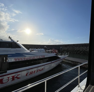 Boat to Nusa Penida