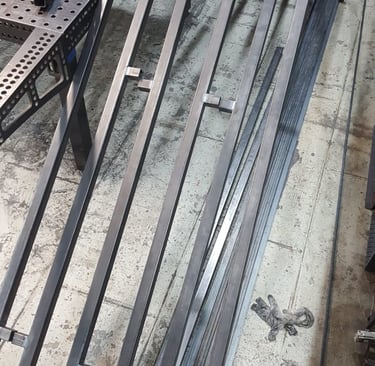 Architravi metalliche di un Dehors