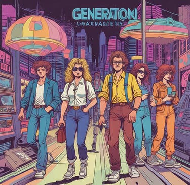 A cozy reading nook bathed in warm afternoon light, with a steaming cup of tea and an open journal.