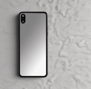 Back of Electromax phone featuring the camera module and textured finish for grip.