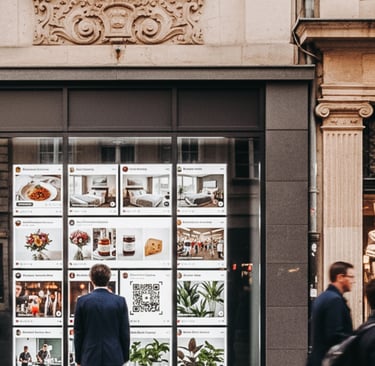 Conteúdos digitais para atrair clientes online.