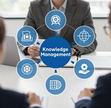 person working on blue and white paper on board