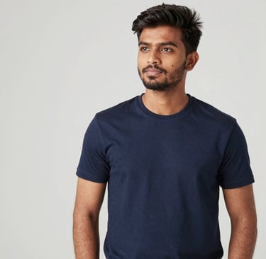 man standing near balcony