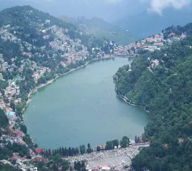 Naini lake from mango lake view point