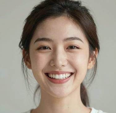 mujer sonriente por resultados de posicionamiento SEO, logo visible, alta visibilidad, foto realis