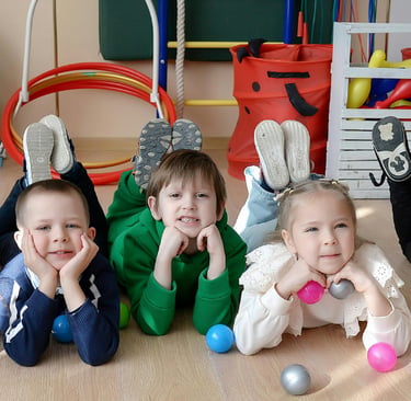kids in their classroom
