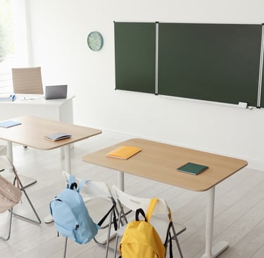 A classroom setting