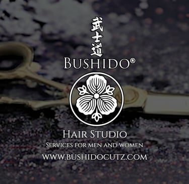 Bushido cutz hair studio logo
