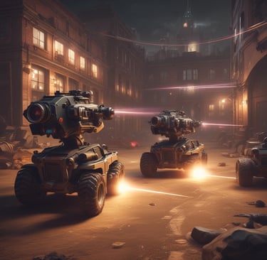 Screenshot of a custom Unreal Tournament Capture the Flag map featuring a futuristic fortress under a stormy sky.