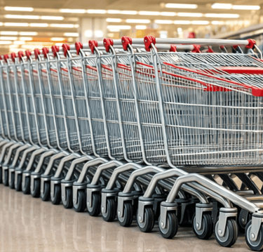 carro de supermercado 180 litros para clientes en Chile