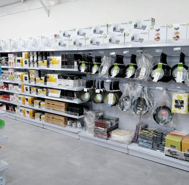 góndola mural para supermercados en Chile