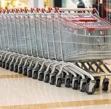 carro de supermercado 130 litros para clientes en Chile