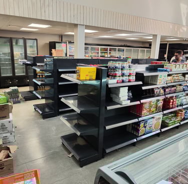 Estanterías góndolas para minimarket