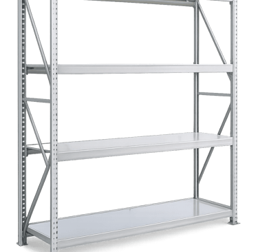 minirack RS-33 metálico con capacidad de carga 100 y 200 kg para bodega y retail