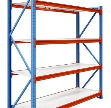 minirack RS-63 metálico 400 kg de capacidad para almacenamiento en bodega y retail