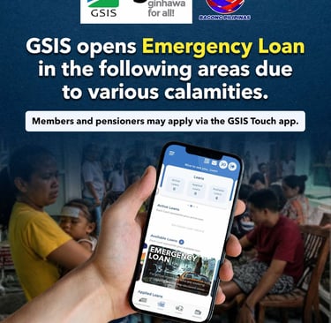 GSIS calamity loan