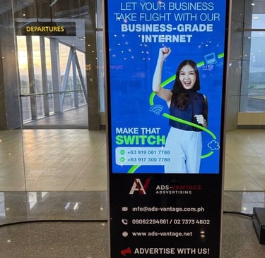 alt="airport advertising in the Philippines"
