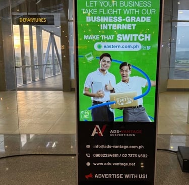 alt="airport advertising in the Philippines"