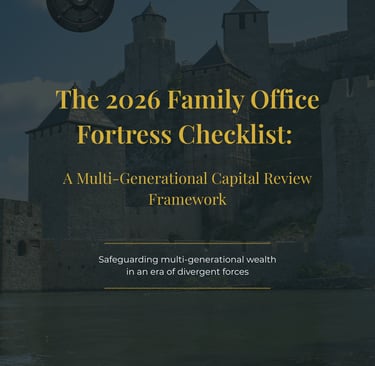 PDF cover image for Wellcome Capital's 2026 Family Office Fortress Checklist downloadable resource