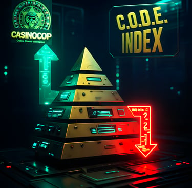CasinoCop Review Methodology C.O.D.E Index rating system South Africa