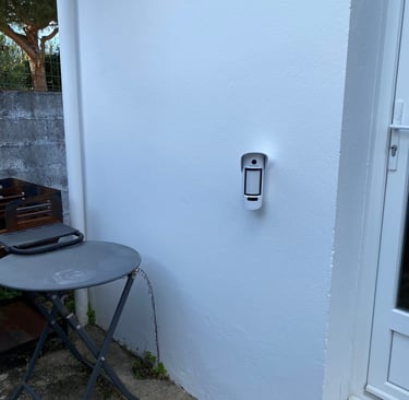 Détecteur de mouvement extérieur d'un système d'alarme intrusion à Royan