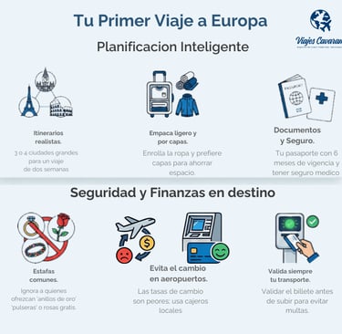 Consejos para tu viaje a Europa