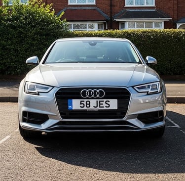 private plates on a financed car