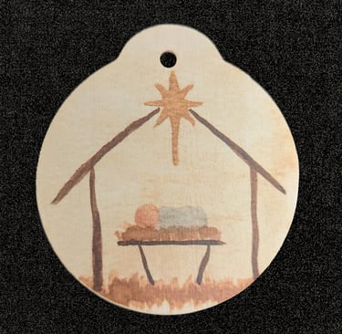 2024 Christmas Ornament shared with audience