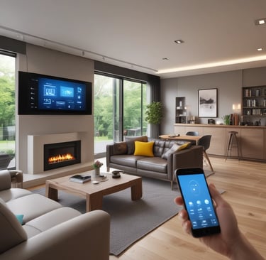 Bright living room with modern inventory