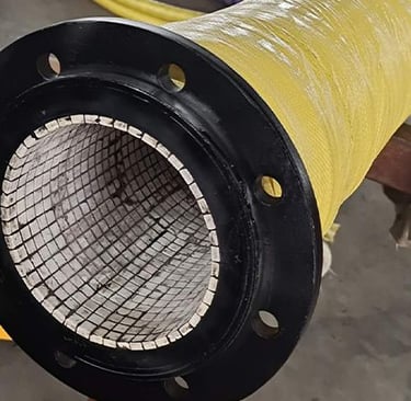 Alumina Embedded Ceramic Mine Hose Supplier
