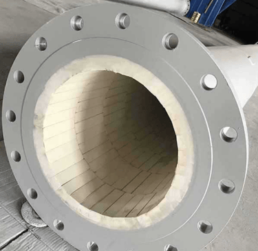 Silicon Carbide Lined Spools, Alumina tiled Spool Supplier - Straights, Elbows, Reducers, Tees