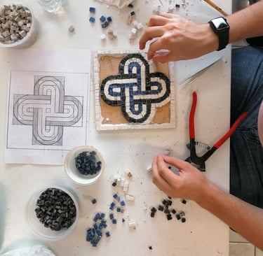 Mosaic workshop for adults
