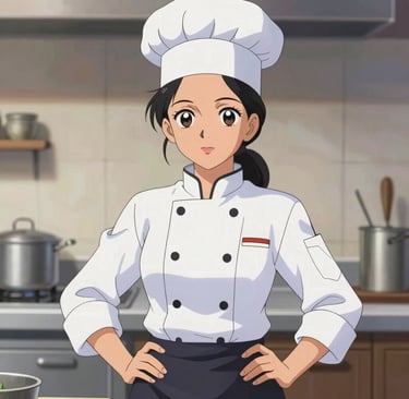 Smiling woman holding a basket of fresh organic vegetables in a sunny kitchen.