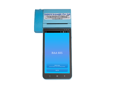 The Indus BAA-605 Breath Alcohol Analyzer is a hand-held device, which measures breath alcohol