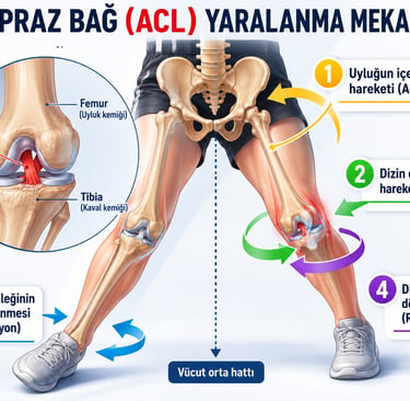 ön çapraz bağ yırtığı