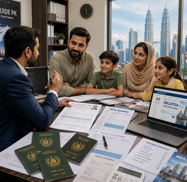 Malaysia visa consultation for Pakistani family