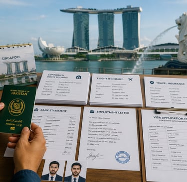 **Singapore visa documents for Pakistani travelers (2026)**