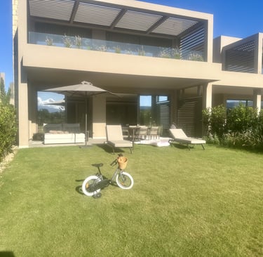 Deluxe one bed ground floor suite at Ikos Kissamos