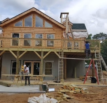 Deck upgrade remodel modern classic insurance claim fire flood makeover restoration greensboro winston burlington