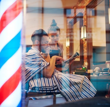 barbershop outside