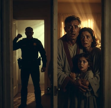 Sheriff officers knocking at 6 AM for unpaid child support warrant - Robert Bulka's terrifying arres